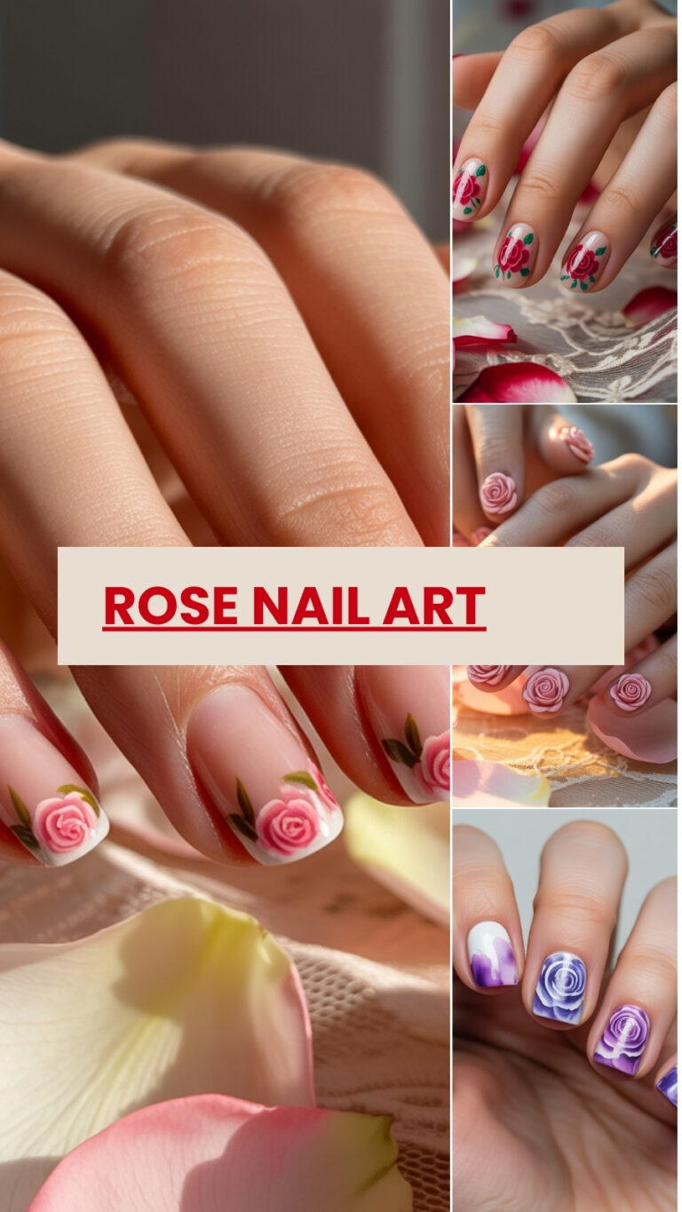 Rose Nail Art: Romantic, Elegant, and Timeless