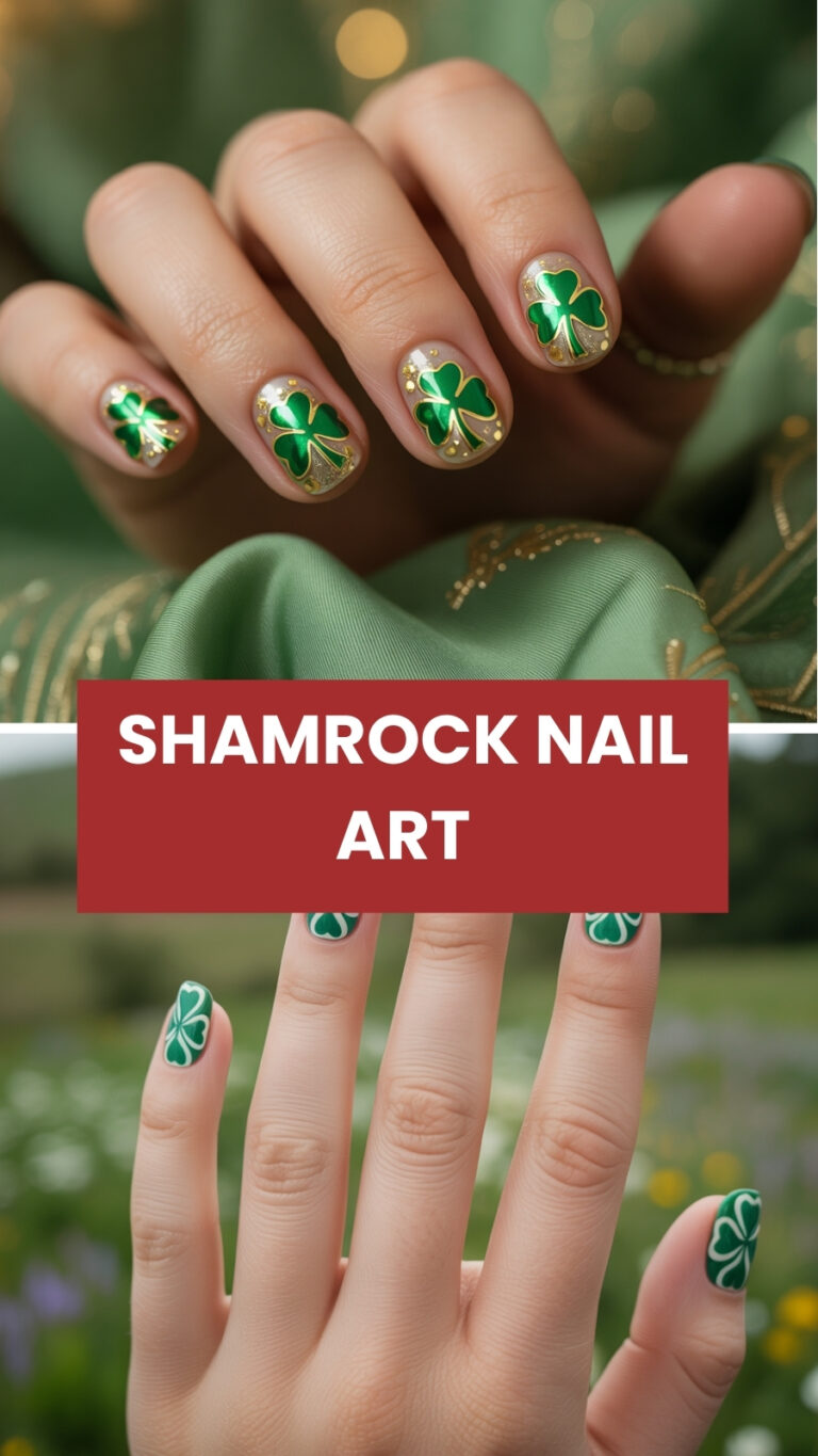 Shamrock Nail Art: Lucky, Festive, and Perfect for St. Patrick’s Day